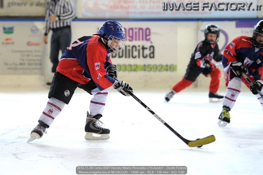2010-11-28 Como 0097 Hockey Milano Rossoblu U10-Aosta1 - Gioele Finessi
